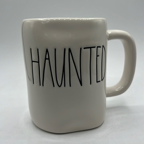 Rae Dunn Haunted Mug Black Inside - Picture 1 of 4